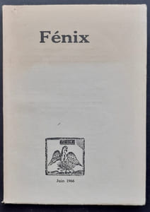 Fénix, revue littéraire et artistique trimestrielle. N°2 - Juin 1966 -