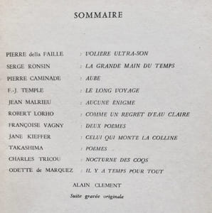 Fénix, revue littéraire et artistique trimestrielle. N°2 - Juin 1966 -