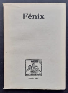 Fénix, revue littéraire et artistique trimestrielle. N°3 - Janvier 1967 -