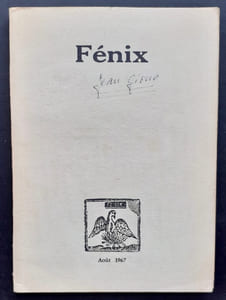 Fénix, revue littéraire et artistique trimestrielle. N°4 - août 1967 -