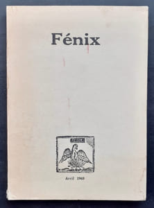 Fénix, revue littéraire et artistique trimestrielle. N°5 - avril 1968 -