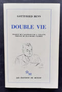 Double vie. par BENN (Gottfried) -