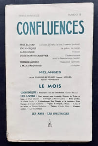 Confluences, revue de la renaissance française: n°13, octobre 1942.