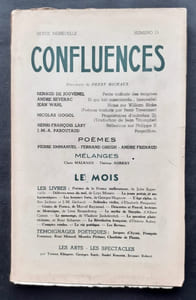 Confluences, revue de la renaissance française: n°15, décembre 1942.