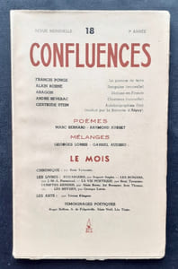 Confluences, revue de la renaissance française: n°18, mars 1943.