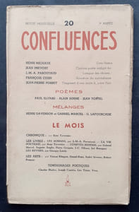 Confluences, revue de la renaissance française: n°20, juin 1943.