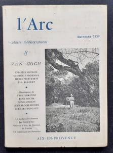 L’Arc, Cahiers méditerranéens, n°8, automne 1959.