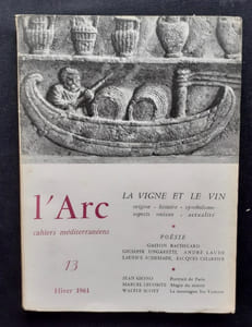 L’Arc, Cahiers méditerranéens, n°13, janvier 1961.