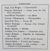 Minuit n°28. Mars 1978 - par BORGES (Jorge Luis). BOUCHARD (François). PARANT (Jean-luc). SAVITZKAYA (Eugène). SALEM (Gérard). RENAUD (Annie). JEANNET (Frédéric-Yves). BOULOGNE (Daniel). POTTE (Jean-Noël). VILLEPONTOUX (Laurent). PETERFALVI (Jean-Michel). VAUGHN-JAMES (Martin). - Image 2