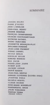 Caractères. Revue internationale de poésie dirigée par Bruno Durocher. N°7-8-9, 4ème trimestre 1966.. FONDANE (Benjamin). TZARA (Tristan). OLIVENNES ...