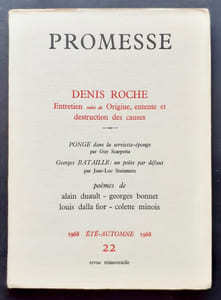 Promesse - n°22, été-automne 1968 -