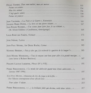 Nous avons voué notre vie à des signes - William Blake & Co : 1976-1996 -