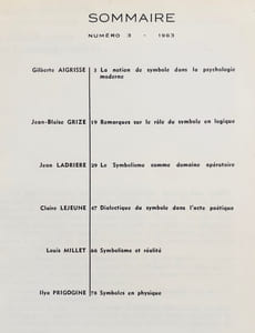 Cahiers internationaux de symbolisme: n°3, 1963.