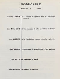 Cahiers internationaux de symbolisme: n°3, 1963.