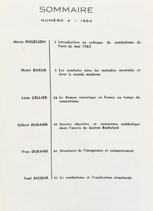 Cahiers internationaux de symbolisme: n°4, 1964.