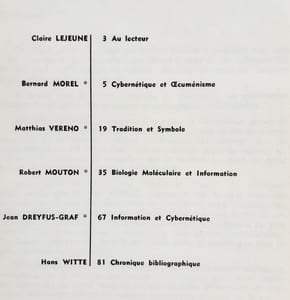 Cahiers internationaux de symbolisme: n°7, 1964.