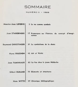 Cahiers internationaux de symbolisme: n°11, 1966. . CELLIER (Léon). DURAND (Gilbert). PIGUET (Jean-Claude). SECRETAN (Philibert). AIGRISSE (Gilberte). ...