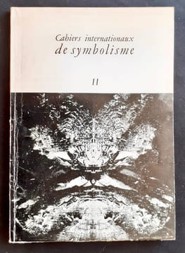 Cahiers internationaux de symbolisme: n°12, 1966. . FLAM (Léopold). GARAUDY (Roger). GONSETH (Ferdinand). LEJEUNE (Claire). RICOEUR (Paul). SECRETAN ...