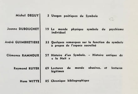 Cahiers internationaux de symbolisme: n°13, 1967.