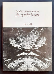 Cahiers internationaux de symbolisme: n°19-20, 1970. 