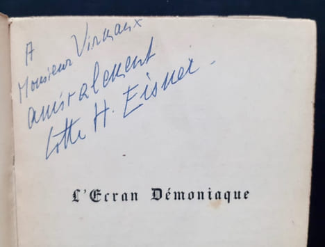 L'Ecran démoniaque - Influence de Max Reinhardt et de l'expressionnisme - . EISNER (Lotte H.) -