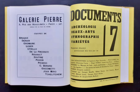 Documents - Collection complète : N°1 à 7, 1929; n°1 à 8, 1930.