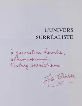 L'Univers surréaliste -. PIERRE (José) - LAMBA (Jacqueline) -