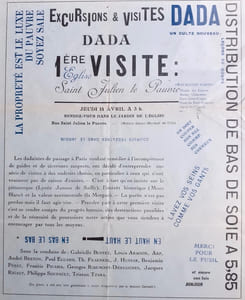Excursions et visites Dada - Première visite à l'Eglise Saint Julien Le Pauvre.
