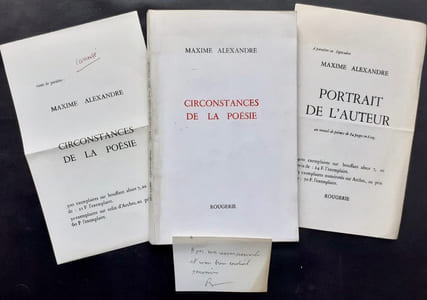 Circonstances de la poésie -
