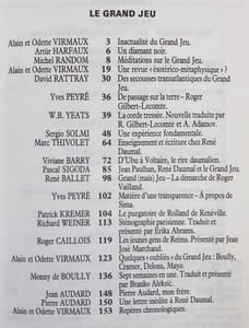 Le Grand jeu - Europe, revue littéraire mensuelle, n°782-783 -