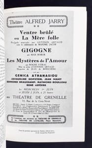 Antonin Artaud et le théâtre -