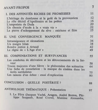 Les surréalistes et le cinéma - . VIRMAUX (Alain et Odette) - BRETON (André) - ARTAUD (Antonin) - SOUPAULT (Philippe) - DESNOS (Robert) - MAN RAY - ...