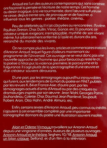 Artaud vivant -