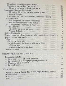 Roger Gilbert-Lecomte et le Grand Jeu - . GILBERT-LECOMTE (Roger) - VIRMAUX (Odette et Alain) - (René Daumal) - 