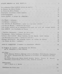 L’écran. Revue mensuelle de cinéma. N°3, avril-mai 1958: Spécial Abel Gance.