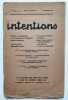 Intentions - Revue mensuelle, n°19, novembre 1923 - . PERET (Benjamin) - ELUARD (Paul) - JOUHANDEAU (Marcel) - HOPPENOT (Henri) - ANDRE-MAY (Pierre) - ...