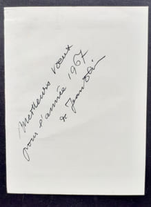 Gouache signée et dessin -