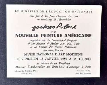Jackson Pollock et la nouvelle peinture américaine -