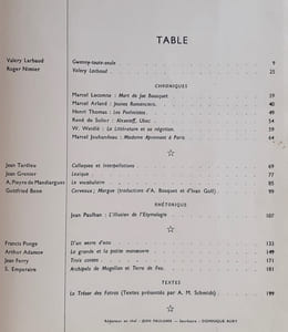 Les Cahiers de la Pléiade. Hiver 1950-1951. 