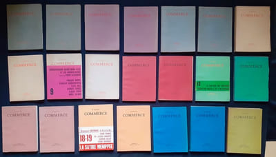 Le Nouveau Commerce. Du n°1, printemps 1963, au n°25, printemps 1973. 