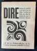 DIRE. Revue européenne de poésie. N°19, été 1975. Numéro spécial : La poésie touarègue recueillie au Niger. Poèmes-affiches. . VODAINE (Jean) - ...