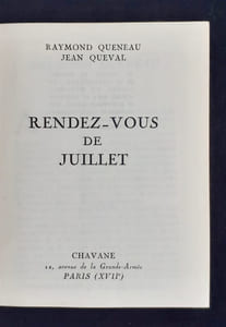 Rendez-vous de Juillet.