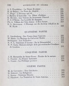 Anthologie du délire. 