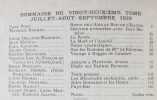 Vers et prose. Défense et illustration de la haute littérature et du lyrisme en prose et poésie. Tome XXII: juillet-août-septembre 1910. . GAUGUIN ...