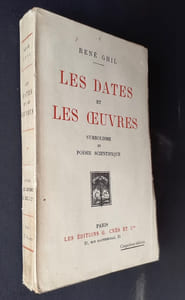 Les dates et les oeuvres. Symbolisme et poésie scientifique.
