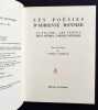 Les Poésies d'Adrienne Monnier. La Figure, Les Vertus, Deux poèmes, Poésies diverses. . MONNIER (Adrienne). 