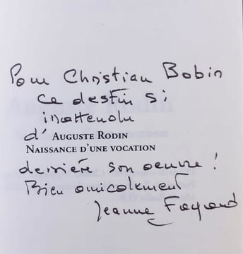 Auguste Rodin. Naissance d'une vocation. . FAYARD (Jeanne). RODIN (Auguste).
