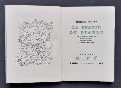 La Beauté du diable. . NEVEUX (Georges). MASSON (André).