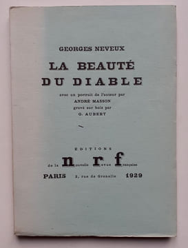 La Beauté du diable. . NEVEUX (Georges). MASSON (André).