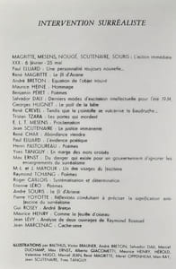 Documents 34 : Intervention surréaliste.